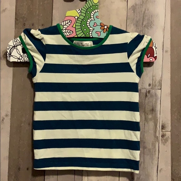 Matilda Jane Paddle Boat Wide Stripe Tee Girls 2 - Picture 4 of 7